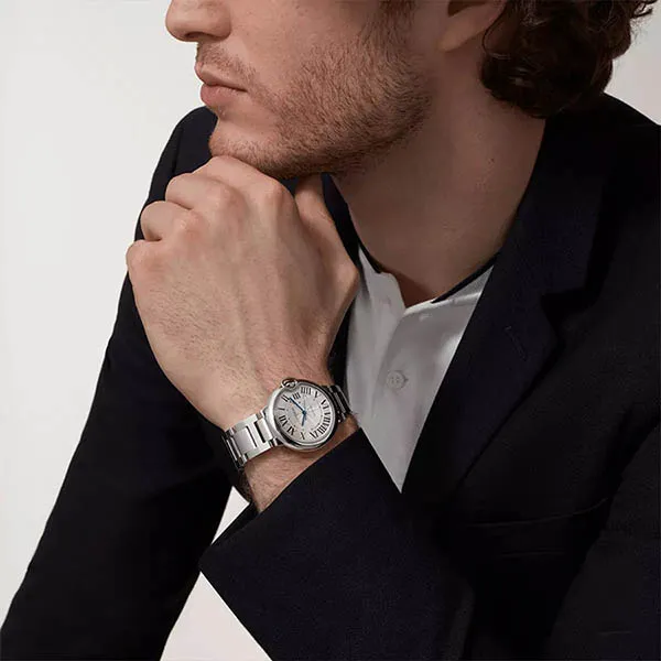 Đồng Hồ Unisex Cartier Ballon Bleu De W6920046 36mm Màu Bạc Trắng - Đồng hồ - Vua Hàng Hiệu