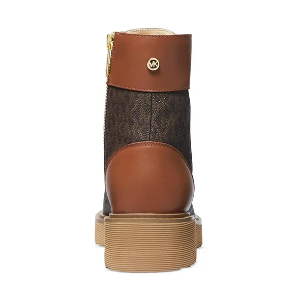 Giày Boot Nữ Michael Kors Aniya Side-Zip Màu Nâu