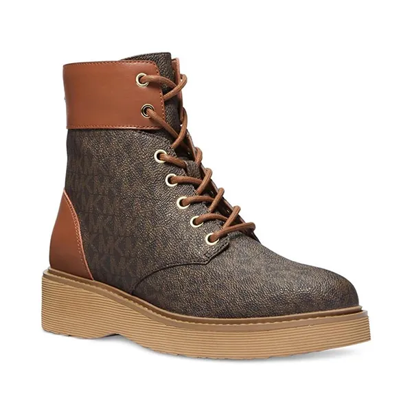 Giày Boot Nữ Michael Kors Aniya Side-Zip Màu Nâu