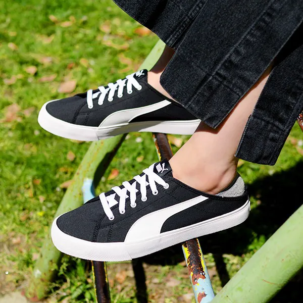 Giày Hở Gót Puma Bari Mule Black White 371318-01 Màu Đen Size 36