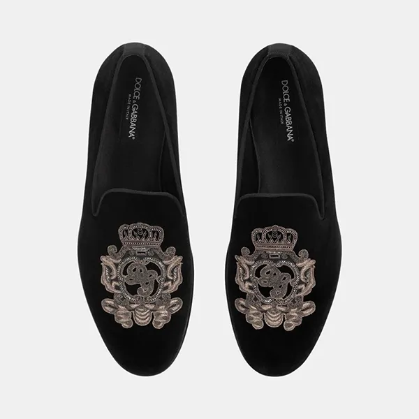 Giày Lười Nam Dolce & Gabbana D&G A50490AO249 Màu Đen Size 40