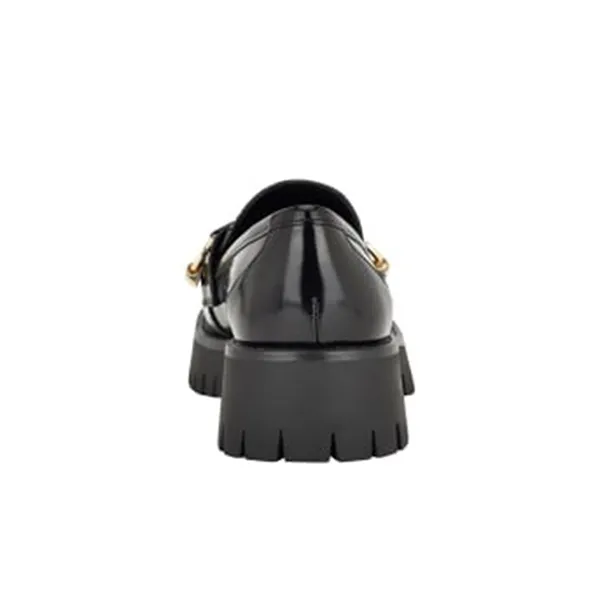 Giày Lười Nữ Guess G Logo Lug Sole Loafer Black 002 Màu Đen
