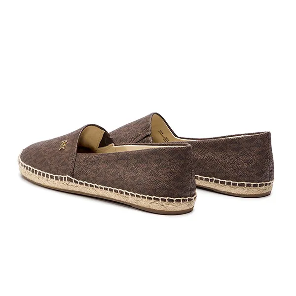 Giày Slip On Michael Kors Mk Kendrick Logo Slip-On Espadrille 40R6KNFP1B Màu Nâu
