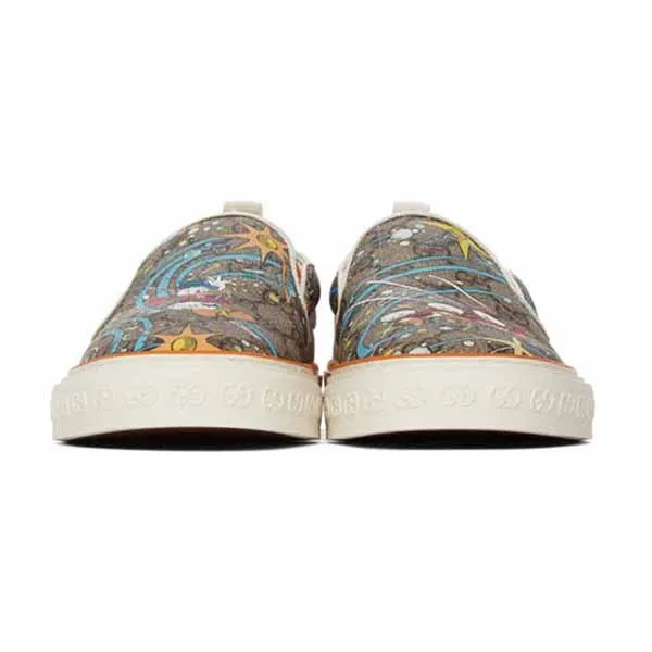 Giày Slip On Nam Gucci GC Disney X GC Donald Duck Phối Màu