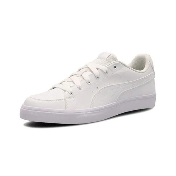 Giày Sneaker Unisex Puma V Court Vulc V Coat Bulk 389907-01 White Màu Trắng Size 42