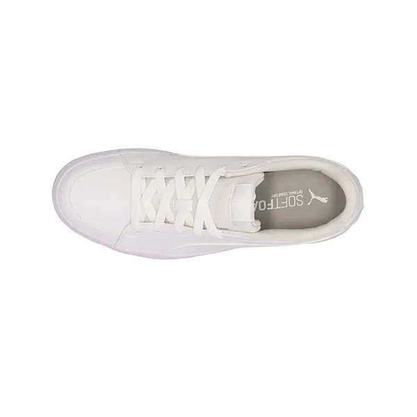 Giày Sneaker Unisex Puma V Court Vulc V Coat Bulk 389907-01 White Màu Trắng Size 42