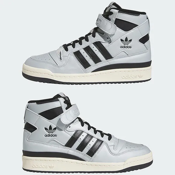 Giày Thể Thao Adidas Forum 84 High FZ6302 Màu Bạc Đen