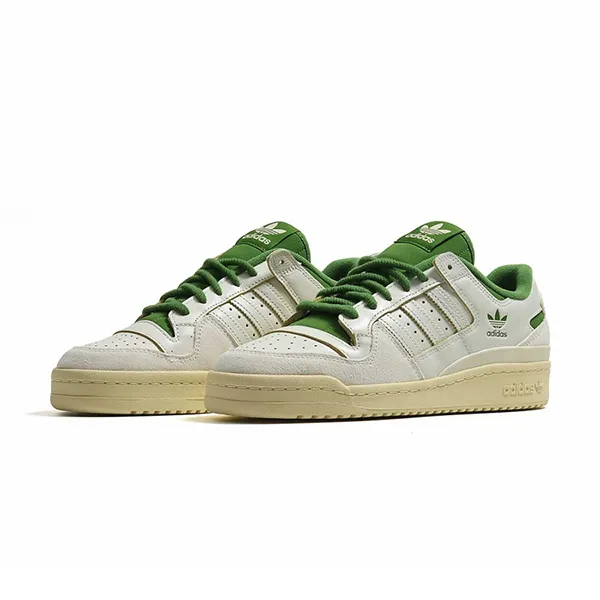 Giày Thể Thao Adidas Forum 84 Low Classic FZ6296 Màu Kem Xanh