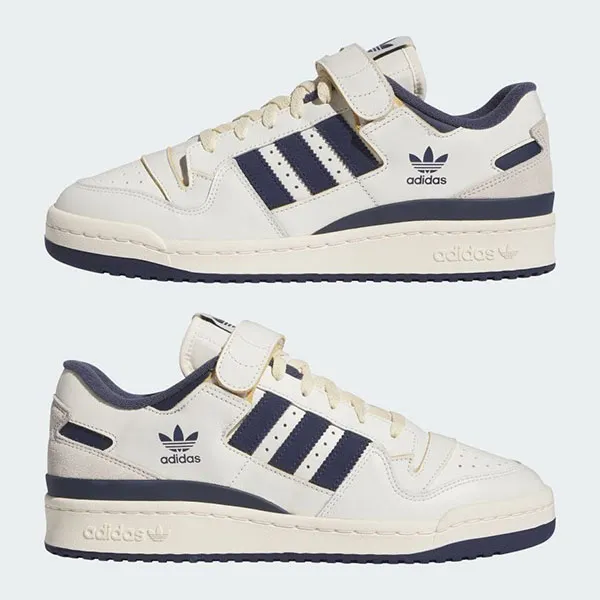 Giày Thể Thao Adidas Forum 84 Low IE9935 Màu Trắng Phối Xanh Navy - Giày - Vua Hàng Hiệu