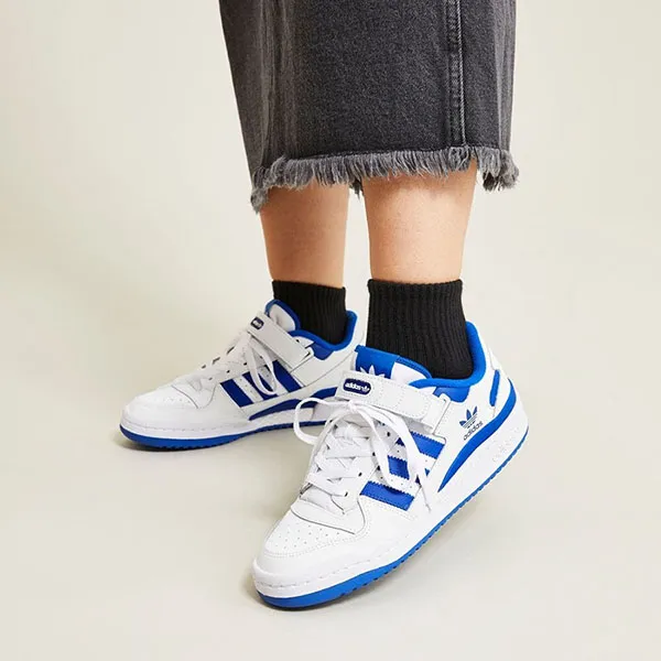 Giày Thể Thao Adidas Forum Low FY7756 Màu Trắng/Xanh