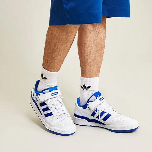 Giày Thể Thao Adidas Forum Low FY7756 Màu Trắng/Xanh