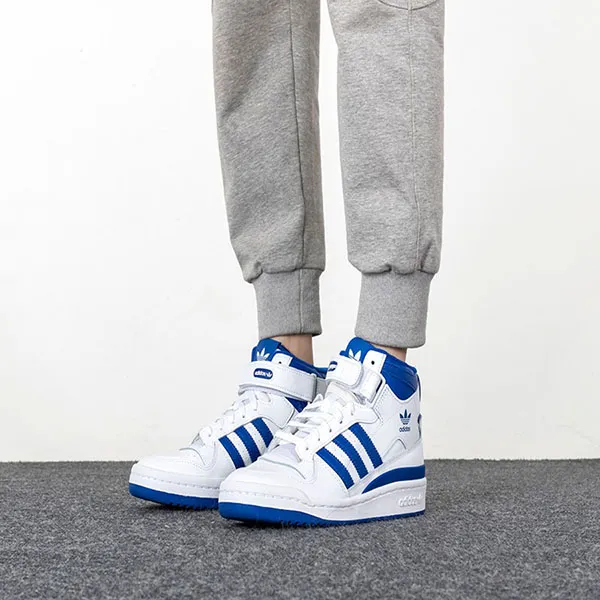 Giày Thể Thao Adidas Forum Mid FY4976 Màu Trắng Xanh - Giày - Vua Hàng Hiệu