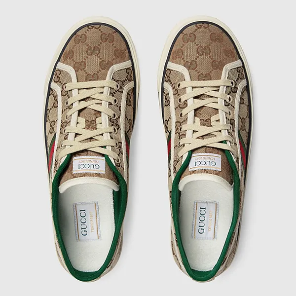 Giày Thể Thao Gucci GG Tennis 1977 606111 HVK20 9766 Form To Phối Màu Size 5.5