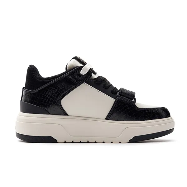 Giày Thể Thao MLB Chunky Liner Mid Lux New York Yankees 3ASXCMC3N-50BKS Màu Đen Trắng