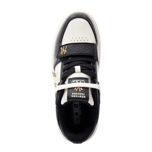 Giày Thể Thao MLB Chunky Liner Mid Lux New York Yankees 3ASXCMC3N-50BKS Màu Đen Trắng