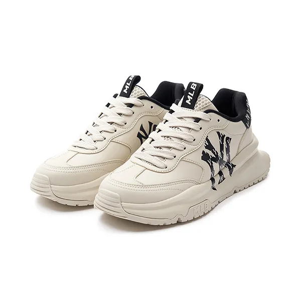 Giày Thể Thao MLB Chunky Runner Classic Monogram New York Yankees 3ASHCRM3N-50BKS Màu Đen Trắng Size 260 - Giày - Vua Hàng Hiệu