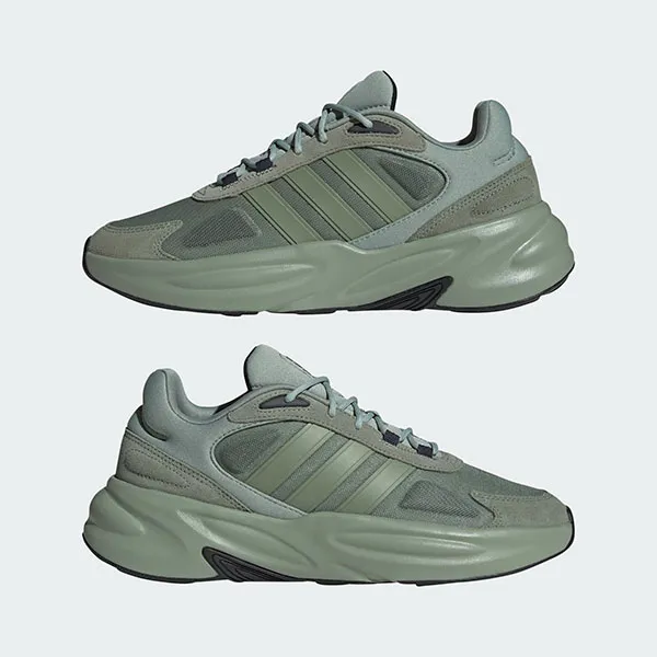 Giày Thể Thao Nam Adidas Ozelle Cloudfoam H03508 Màu Xanh Green Size 40