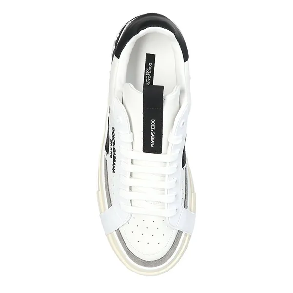 Giày Thể Thao Nam Dolce & Gabbana D&G 2.0 White Sneaker CS1863 Màu Trắng Size 6