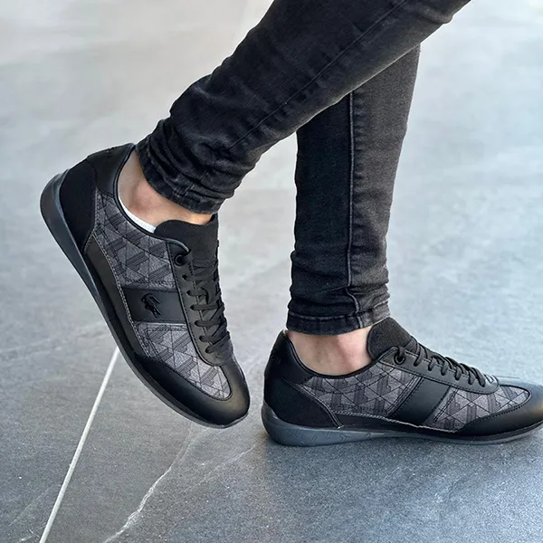 Giày Thể Thao Nam Lacoste Angular JQ 123 Màu Đen Size 39.5 - Giày - Vua Hàng Hiệu