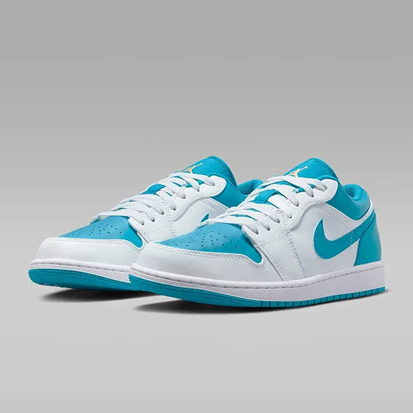 Giày Thể Thao Nike Air Jordan 1 Low 553558-174 Màu Trắng Xanh - Giày - Vua Hàng Hiệu