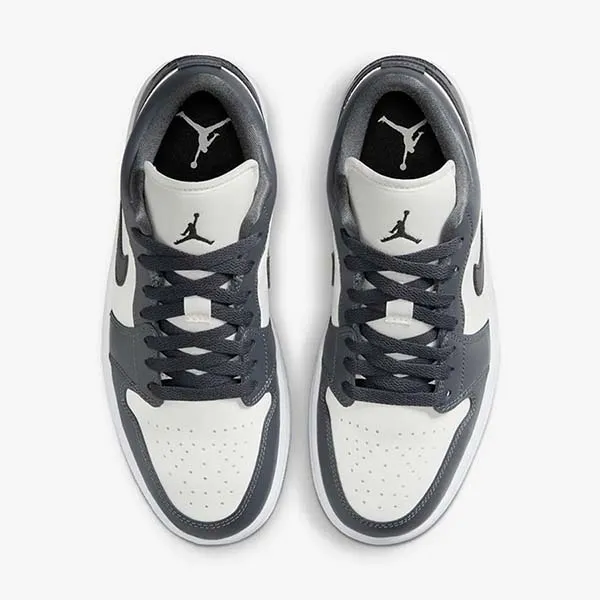Giày Thể Thao Nike Wmns Air Jordan 1 Low Dark Grey DC0774-102 Màu Xám Trắng Size 43 - Giày - Vua Hàng Hiệu