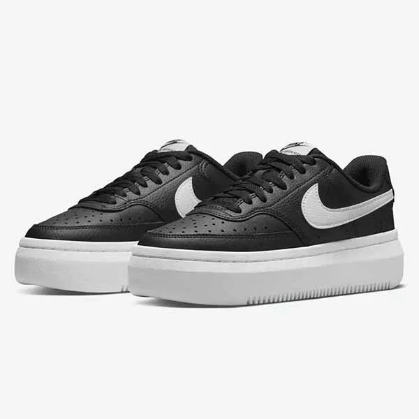 Giày Thể Thao Nike WMNS Court Vision Alta Black White DM0113-002 Màu Đen Size 38