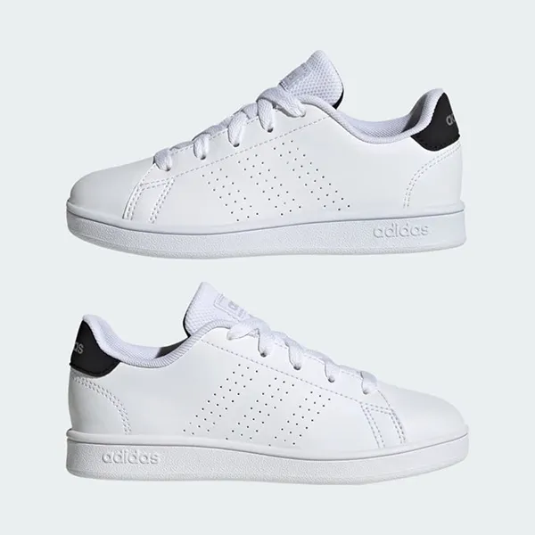 Giày Thể Thao Nữ Adidas Advantage Lifestyle Court Lace Shoes IG2510 Màu Trắng Đen 37 1/3 - Giày - Vua Hàng Hiệu