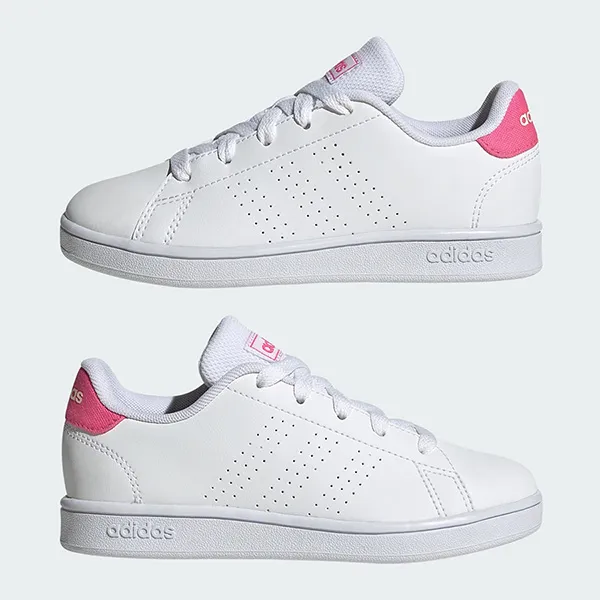 Giày Thể Thao Nữ Adidas Advantage Lifestyle Court Lace Shoes IG2512 Màu Trắng Size 36