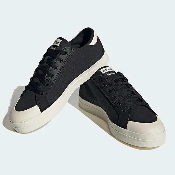 Giày Thể Thao Nữ Adidas City Canvas Shoes HQ6526 Màu Đen Size 37 1/3 - 1
