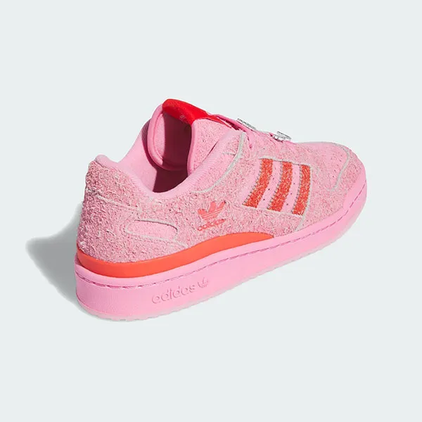 Giày Thể Thao Nữ Adidas Forum Low Cl The Grinch ID8895 Màu Hồng