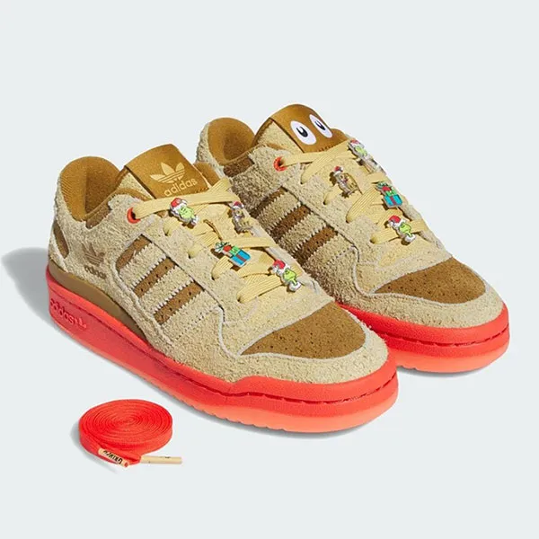 Giày Thể Thao Adidas Forum Low Cl The Grinch IG7066 Màu Nâu/Hồng Size 42.5 - Giày - Vua Hàng Hiệu
