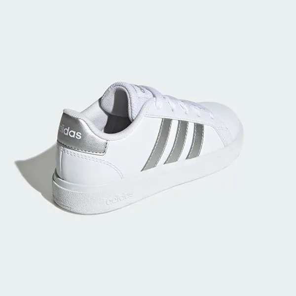 Giày Thể Thao Nữ Adidas Grand Court Lifestyle Tennis Lace-Up Shoes GW6506 Màu Trắng Bạc Size 38 2/3