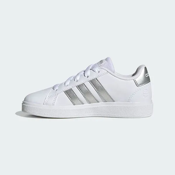 Giày Thể Thao Nữ Adidas Grand Court Lifestyle Tennis Lace-Up Shoes GW6506 Màu Trắng Bạc Size 38 2/3
