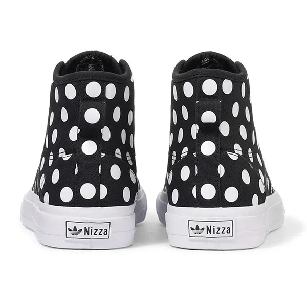 Giày Thể Thao Nữ Adidas Nizza HI ID5127 ABC Mart Màu Đen Trắng Size 36 2/3