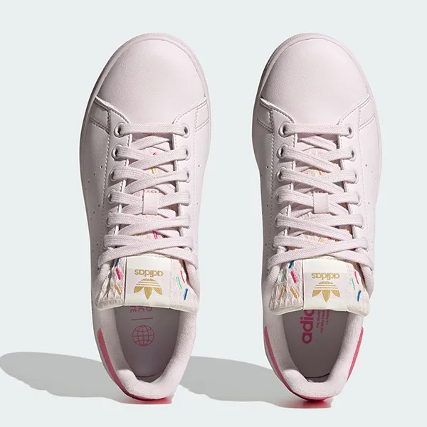 Giày Thể Thao Nữ Adidas Stan Smith Vegan W HQ6669 Màu Hồng Nhạt
