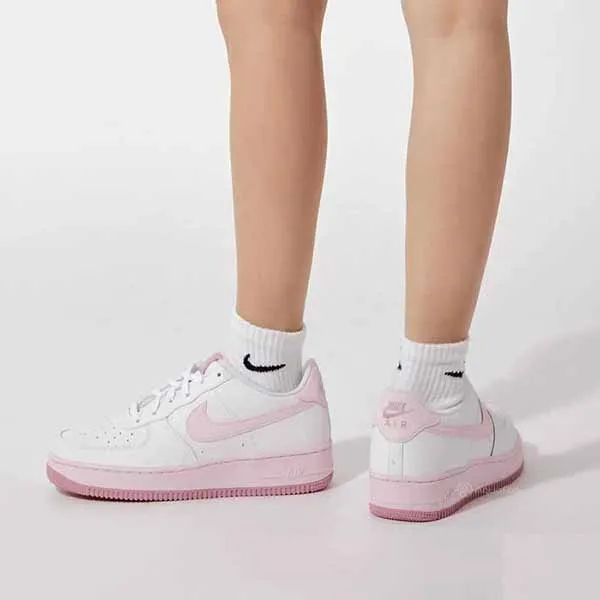 Giày Thể Thao Nữ Nike Air Force 1 White Pink CT3839-107 Màu Trắng Hồng Size 39 - Giày - Vua Hàng Hiệu