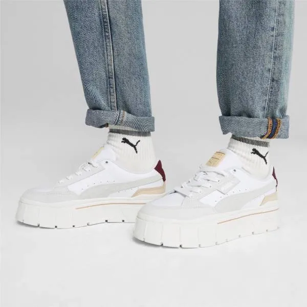 Giày Thể Thao Puma Mayze Stack Luxe 38985306 Màu Trắng - Giày - Vua Hàng Hiệu