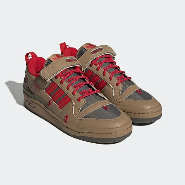 Giày Thể Thao Unisex Adidas Forum 84 Camp Low GV6785 Màu Xám Hồng