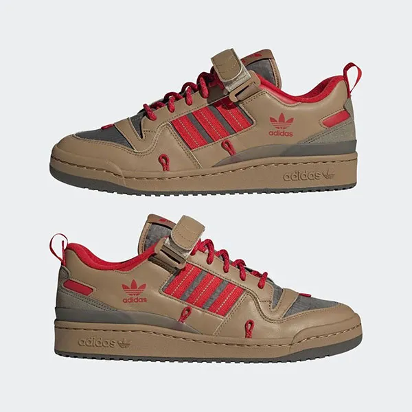 Giày Thể Thao Unisex Adidas Forum 84 Camp Low GV6785 Màu Xám Hồng