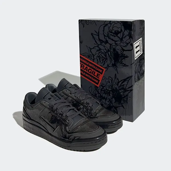 Giày Thể Thao Unisex Adidas Forum Low IE4203 Màu Đen Size 38.5 - Giày - Vua Hàng Hiệu