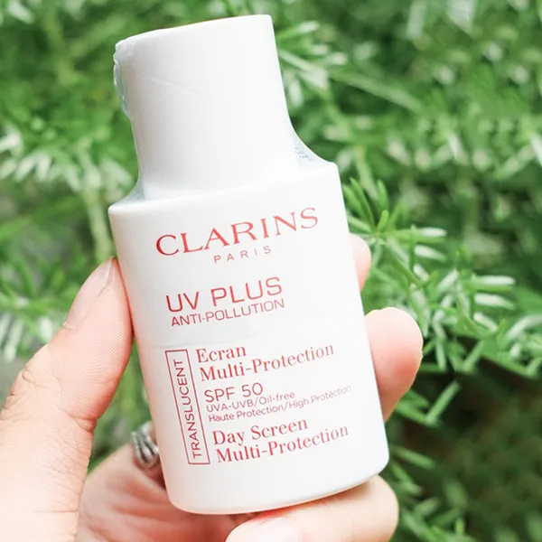 Kem Chống Nắng Clarins UV Plus Anti-Pollution Day Screen Multi Protection SPF 50 Translucent 30ml