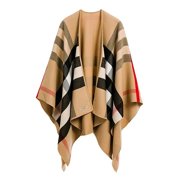 Khăn Quàng Cổ Burberry Charlotte Reversible Camel Phối Màu N-QU - Thời trang - Vua Hàng Hiệu