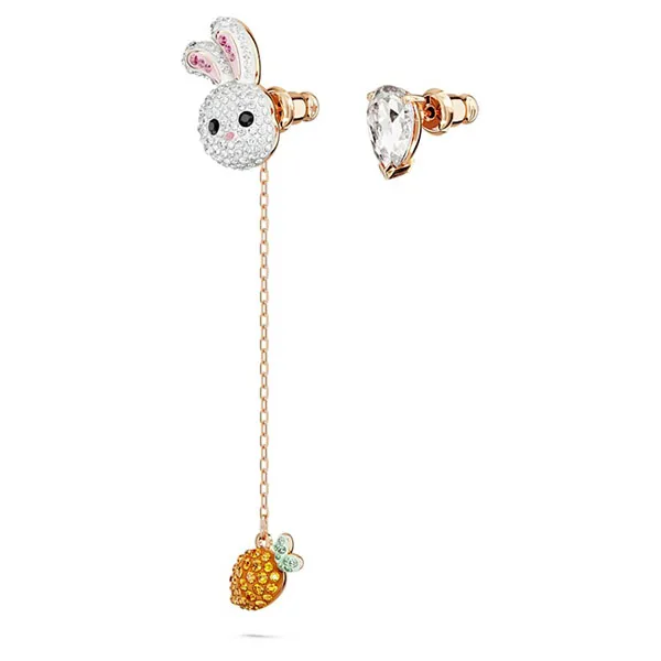 Khuyên Tai Nữ Swarovski Zodiac Rabbit Drop Earrings 5647972 Màu Trắng Cam - Trang sức - Vua Hàng Hiệu