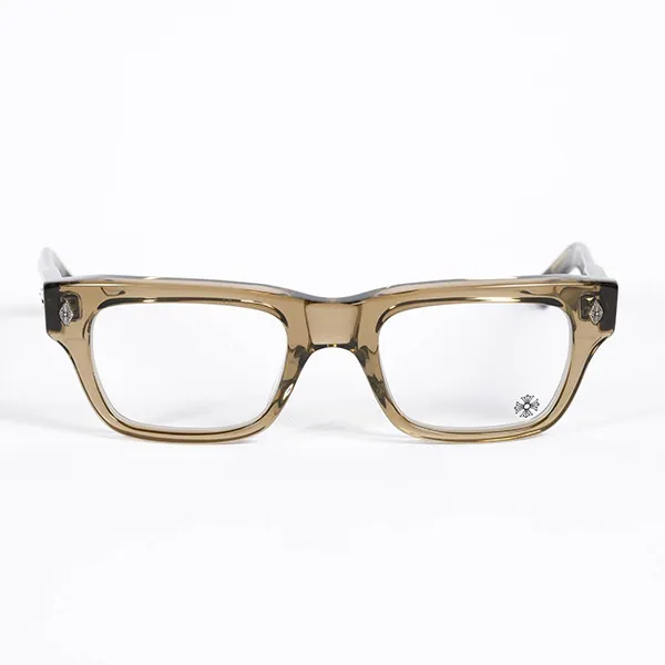 Kính Mắt Cận Chrome Hearts Crypdic ARY Màu Nâu Sáng