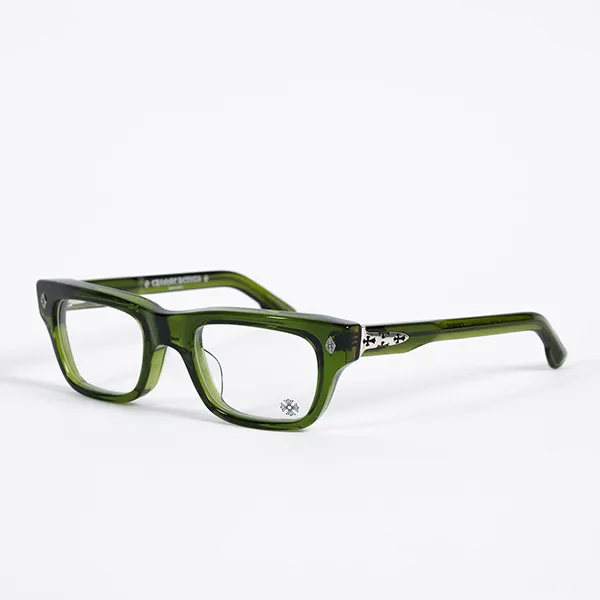 Kính Mắt Cận Chrome Hearts Crypdic DOLV Màu Xanh