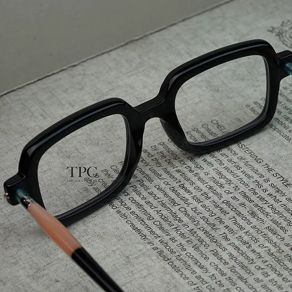 Kính Mắt Cận Kuboraum Mask P2 - BSAM Eyeglasses Màu Đen/Vàng