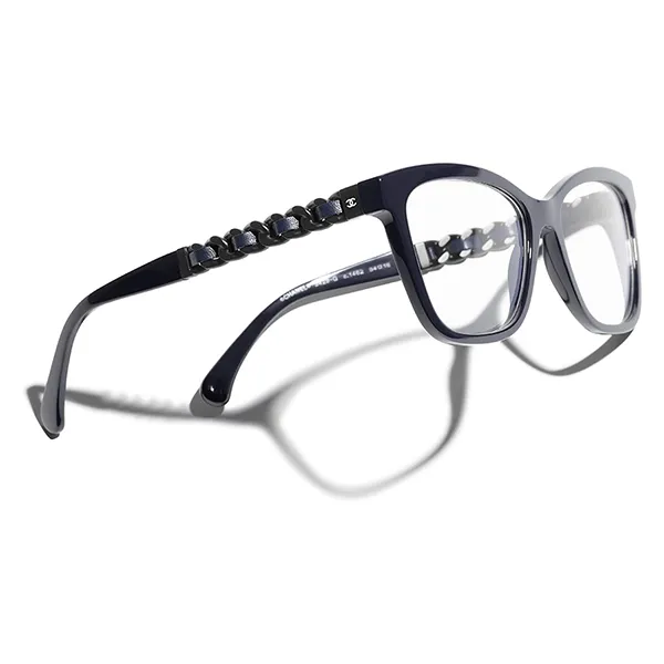 Kính Mắt Cận Nữ Chanel Eyeglasses Squares CH3429Q 1462 Màu Xanh Đậm