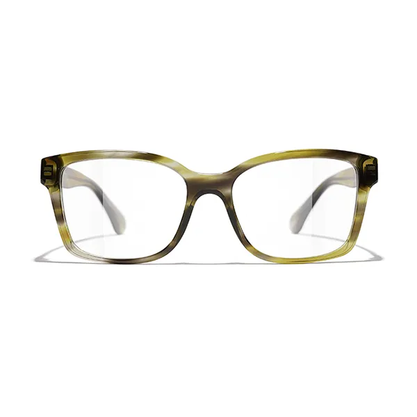 Kính Mắt Cận Nữ Chanel Eyeglasses Squares CH3451B 1729 Màu Xanh Xám