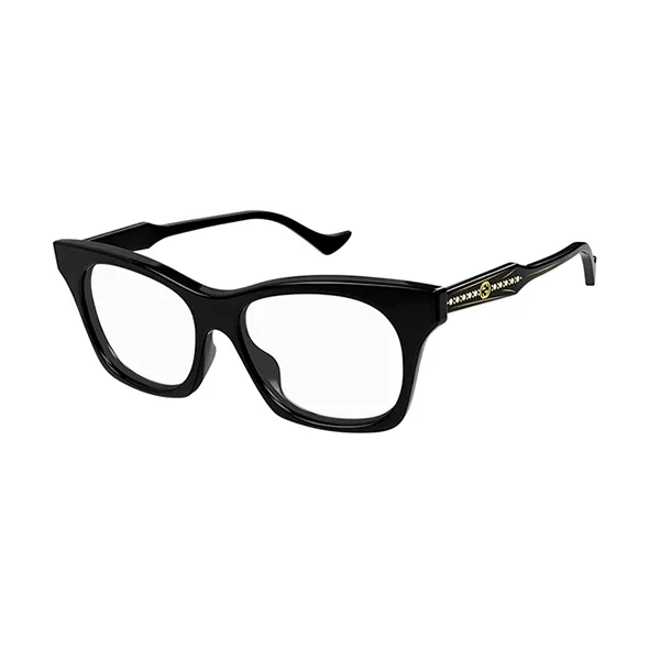 Kính Mắt Cận Nữ Gucci GG1299O 001 Shiny Black Màu Đen - Kính mắt - Vua Hàng Hiệu