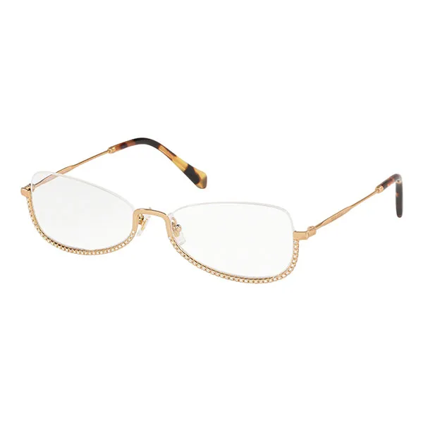 Kính Mắt Cận Nữ Miu Miu 0MU 50S V 70E10155 Màu Vàng Gold